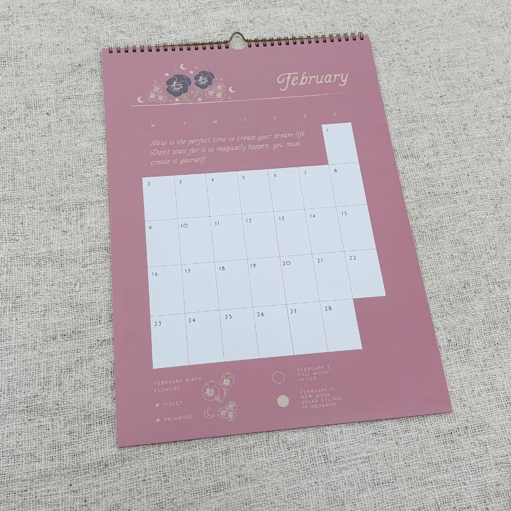 2026 Celestial Dreaming A3 Calendar