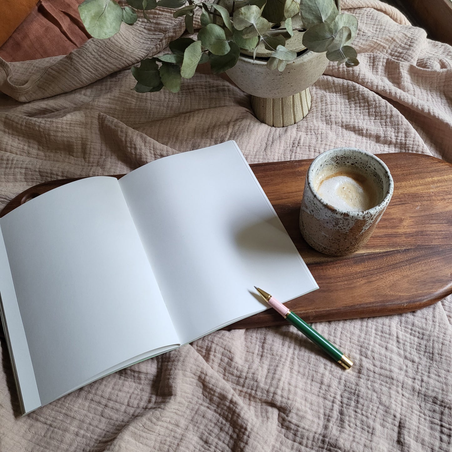 A5 blank page notebook