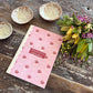 Vintage Rose design A5 notebook with plain paper